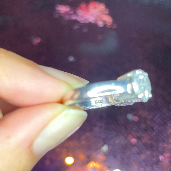 Triple zirconia sterling silver - Picture 7 of 9